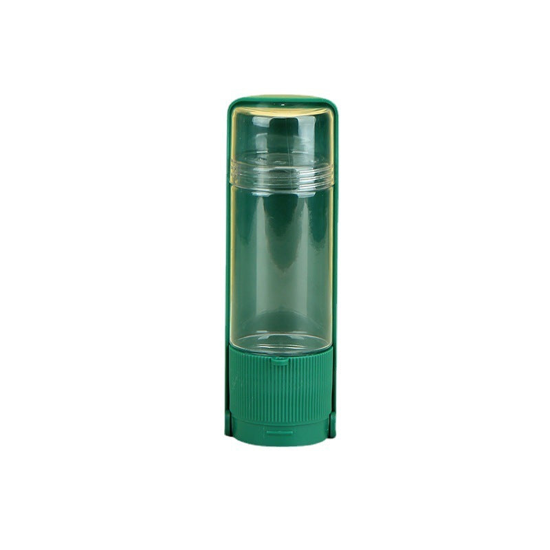 2-in-1 Portable Dog Water Bottle with Food Storage – Leak-Proof Outdoor Pet Dispenser (270ml Water + 80ml Food)
