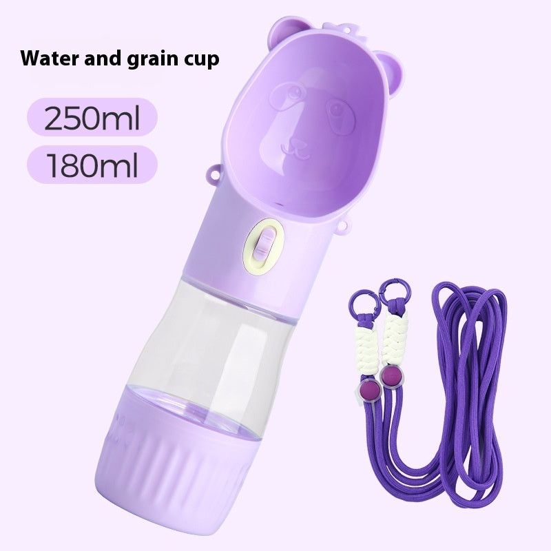 Portable Pet Water Bottle & Feeder – Leak-Proof Travel Cup for Dogs & Cats
