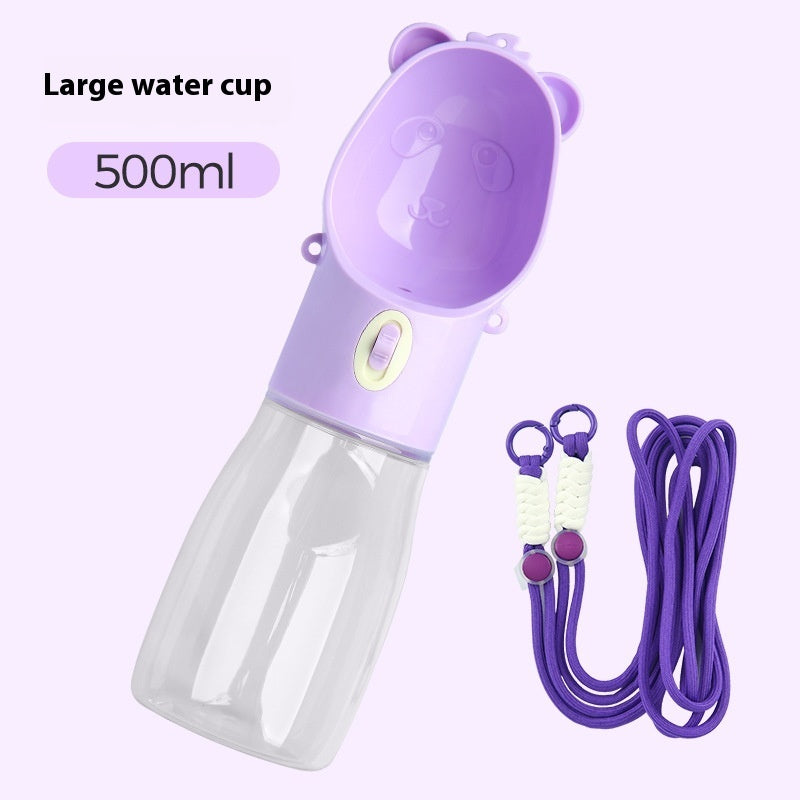 Portable Pet Water Bottle & Feeder – Leak-Proof Travel Cup for Dogs & Cats