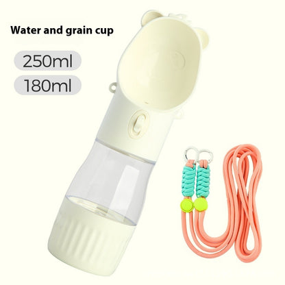 Portable Pet Water Bottle & Feeder – Leak-Proof Travel Cup for Dogs & Cats