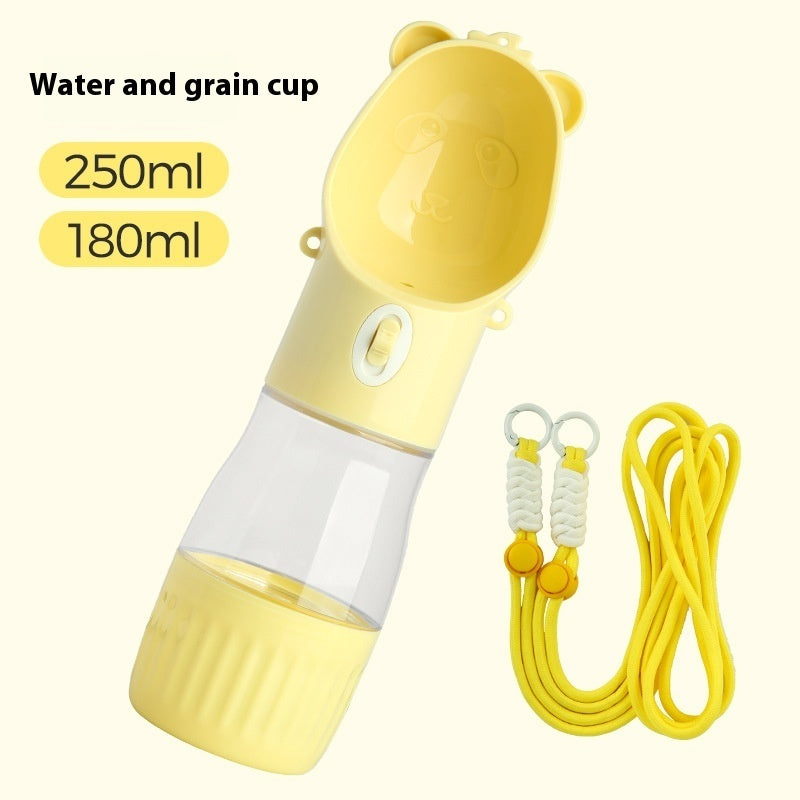 Portable Pet Water Bottle & Feeder – Leak-Proof Travel Cup for Dogs & Cats